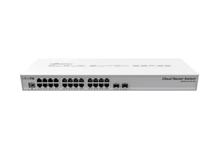 MikroTik CRS326-24G-2S+RM — հիմնական տեսք