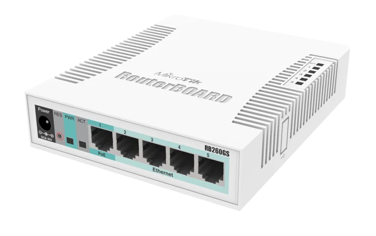 MikroTik RB260GS — հիմնական տեսք