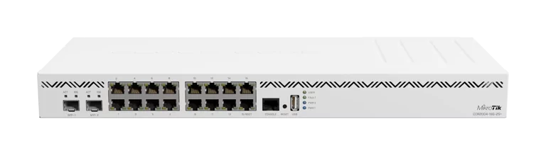 MikroTik CCR2004-16G-2S+ — հիմնական տեսք