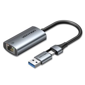 Vention CFQHB USB-C and USB-A to Gigabit Ethernet adapter