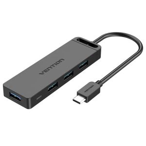 Vention TGKBD four-port USB 3.0 hub with USB-C connection