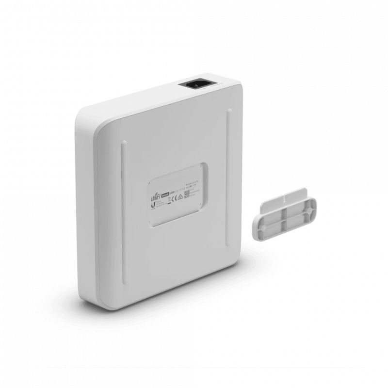 Ubiquiti USW-Lite-16-PoE with wall mounting bracket