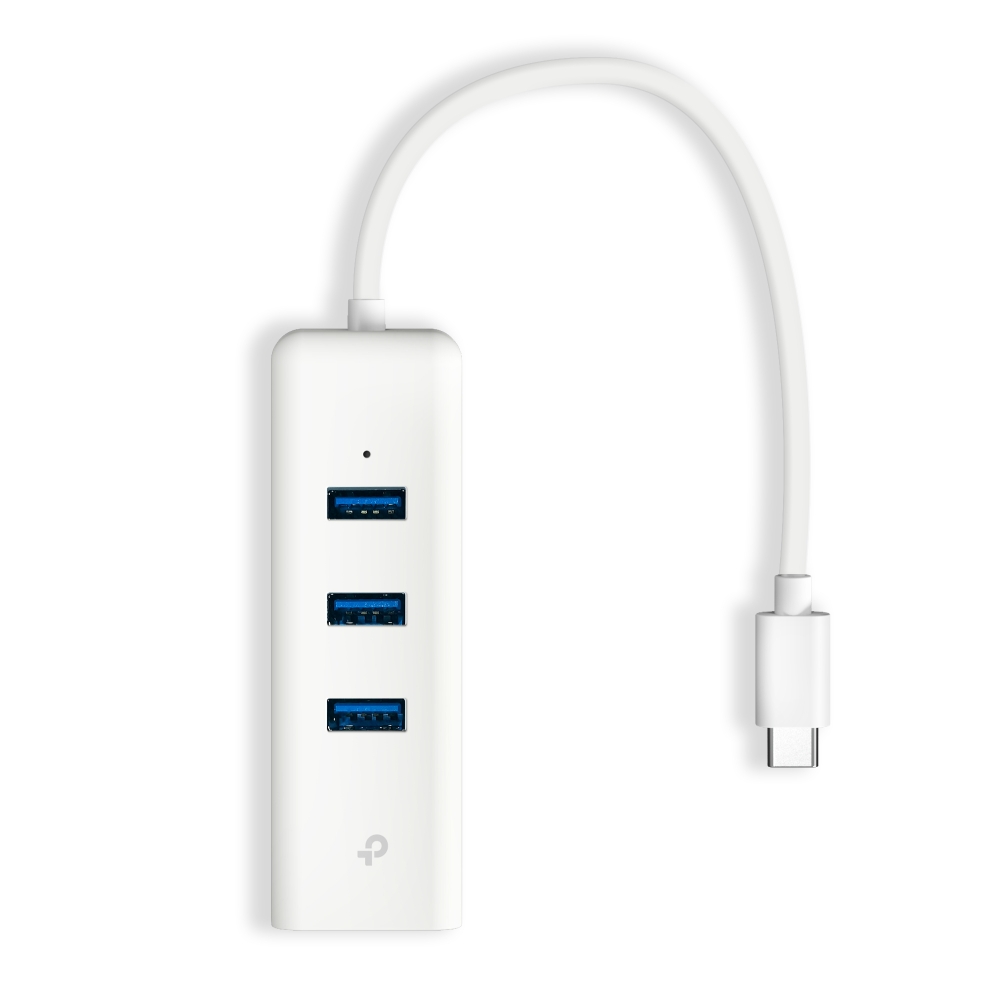 TP-Link UE330C 3-port USB hub and Gigabit Ethernet adapter