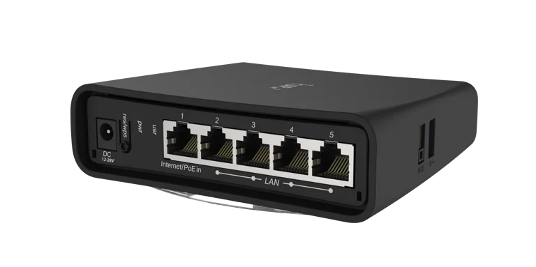 MikroTik hAP ac² RBD52G-5HacD2HnD-TC — compact WiFi 5 router — 3
