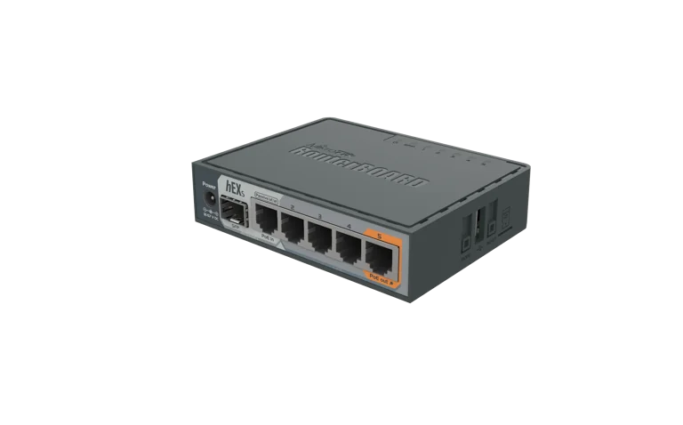 MikroTik hEX S RB760iGS — Gigabit wired router with SFP — 2