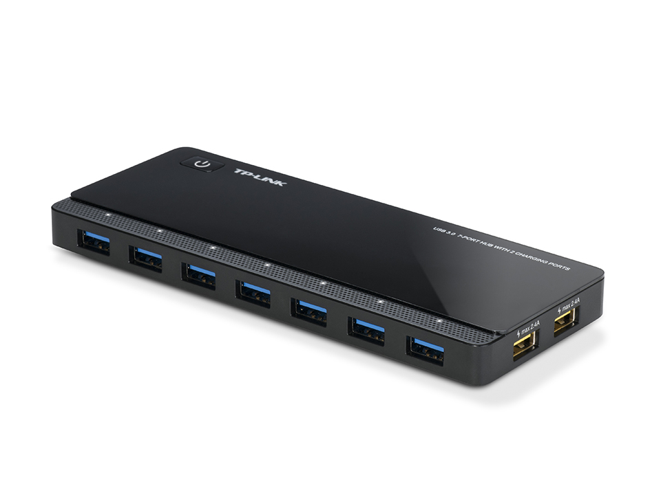 TP-Link UH720 7-port USB 3.0 hub with 2 charging ports — 2