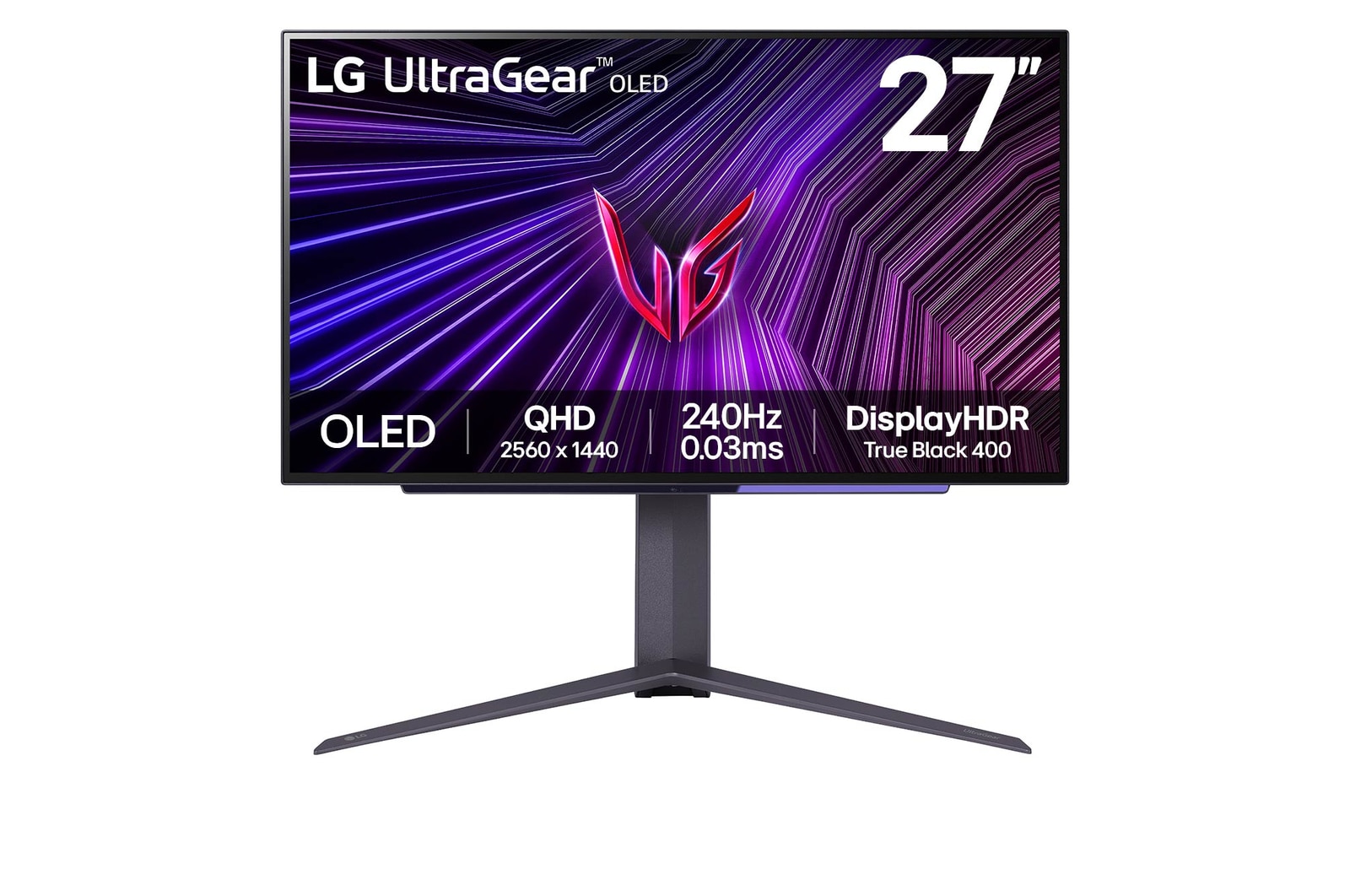 LG 27GS95QE-B — Front