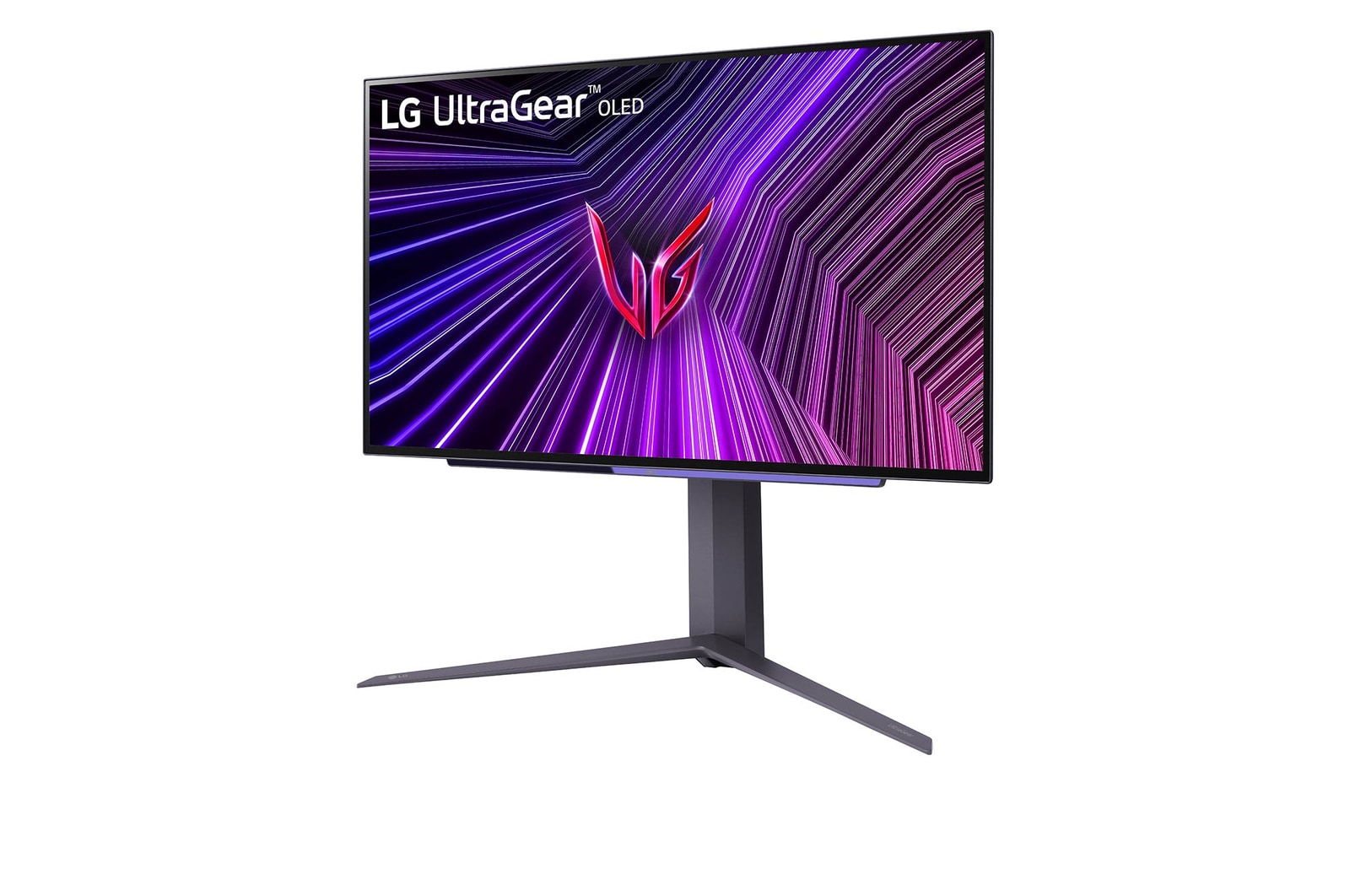 LG 27GS95QE-B — Angled front