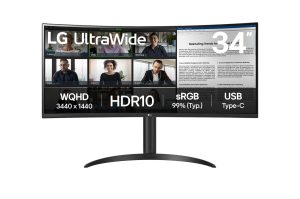 LG 34WR55QK-B — Front