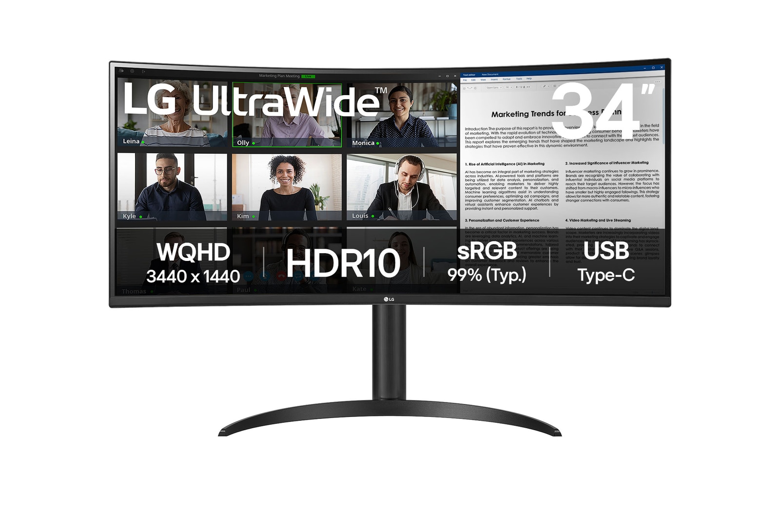 34WR55QK-B — 34 monitor