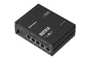 Teltonika RUTX14000000 Front three-quarter view