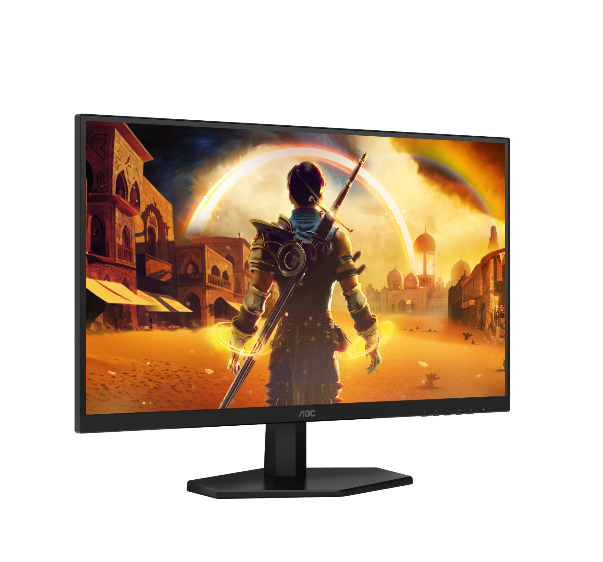 AOC Q27G42XE — angled front
