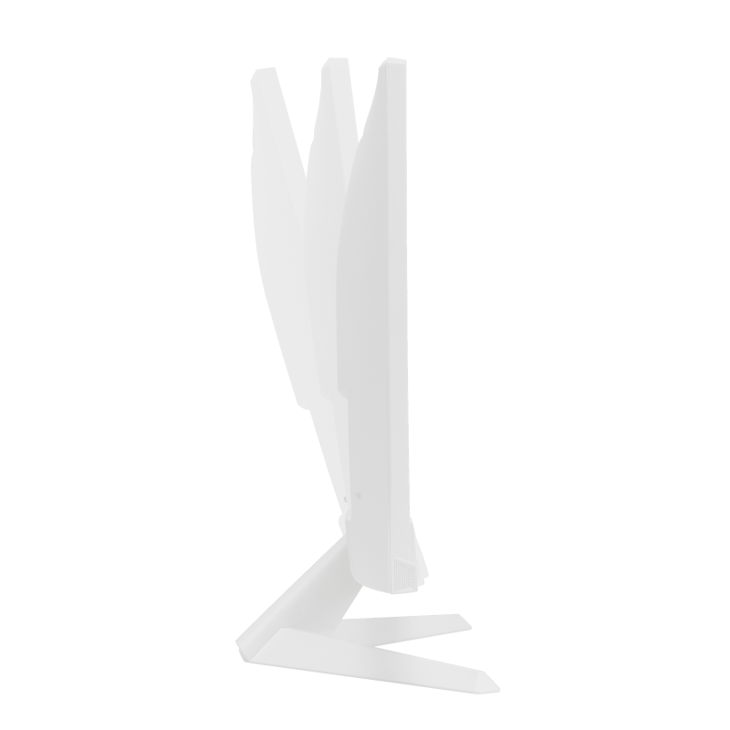 ASUS Side profile showing tilt positions