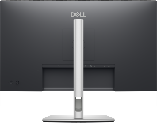 Dell P2725QE monitor, rear view