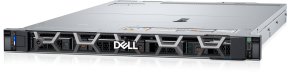 Dell PowerEdge R660xs, standard-bezel front three-quarter model illustration
