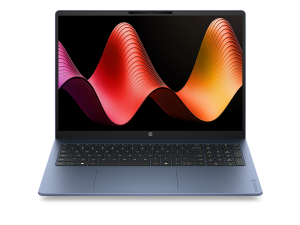 HP OmniBook 3 16-by0142ci (E2ZA2EA), կապույտ (Starlit Blue), առջևից