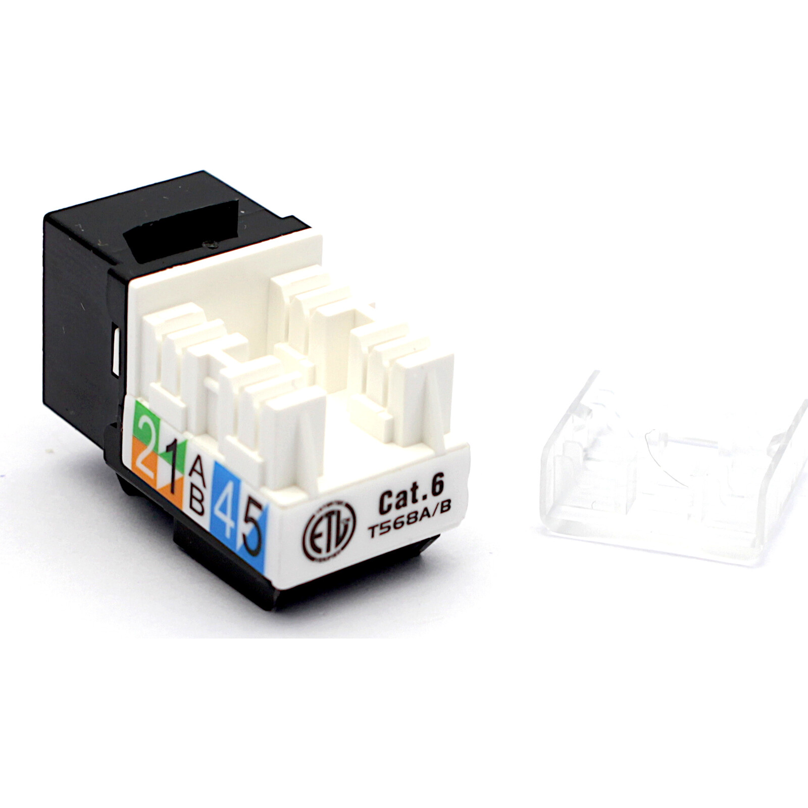 Excel Networking 100-011-BK — Cat6 Keystone jack — 2