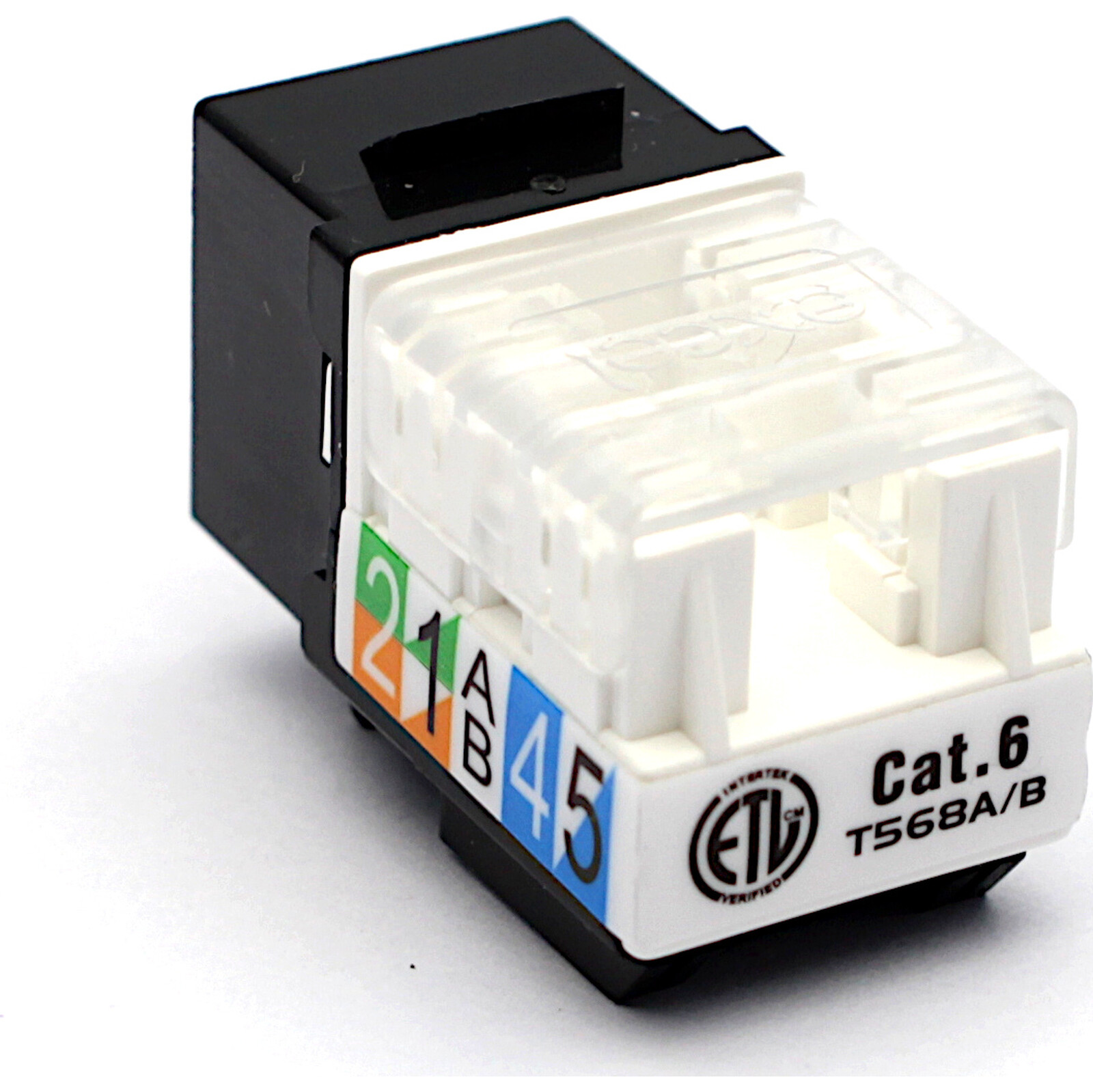 Excel Networking 100-011-BK — Cat6 Keystone jack — 3