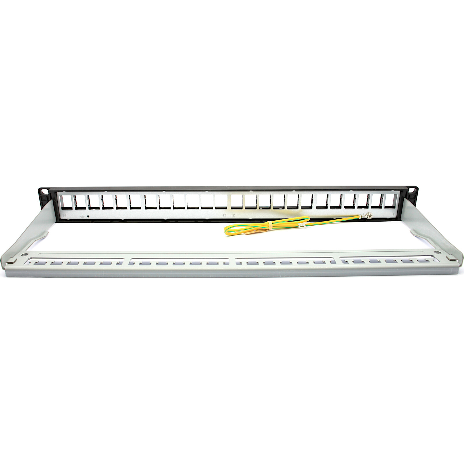 Excel Networking 100-095 — unloaded 24-port patch panel 1U — 2