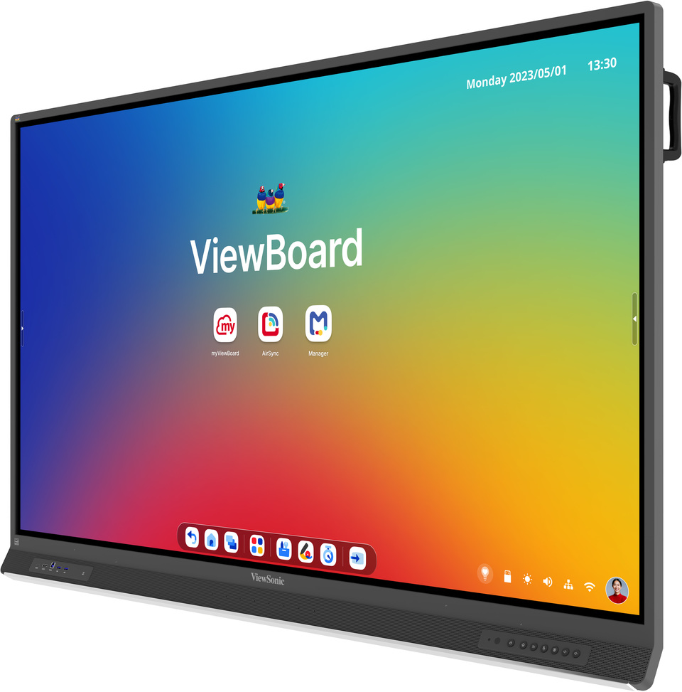 ViewSonic IFP6553 65″ front left angle