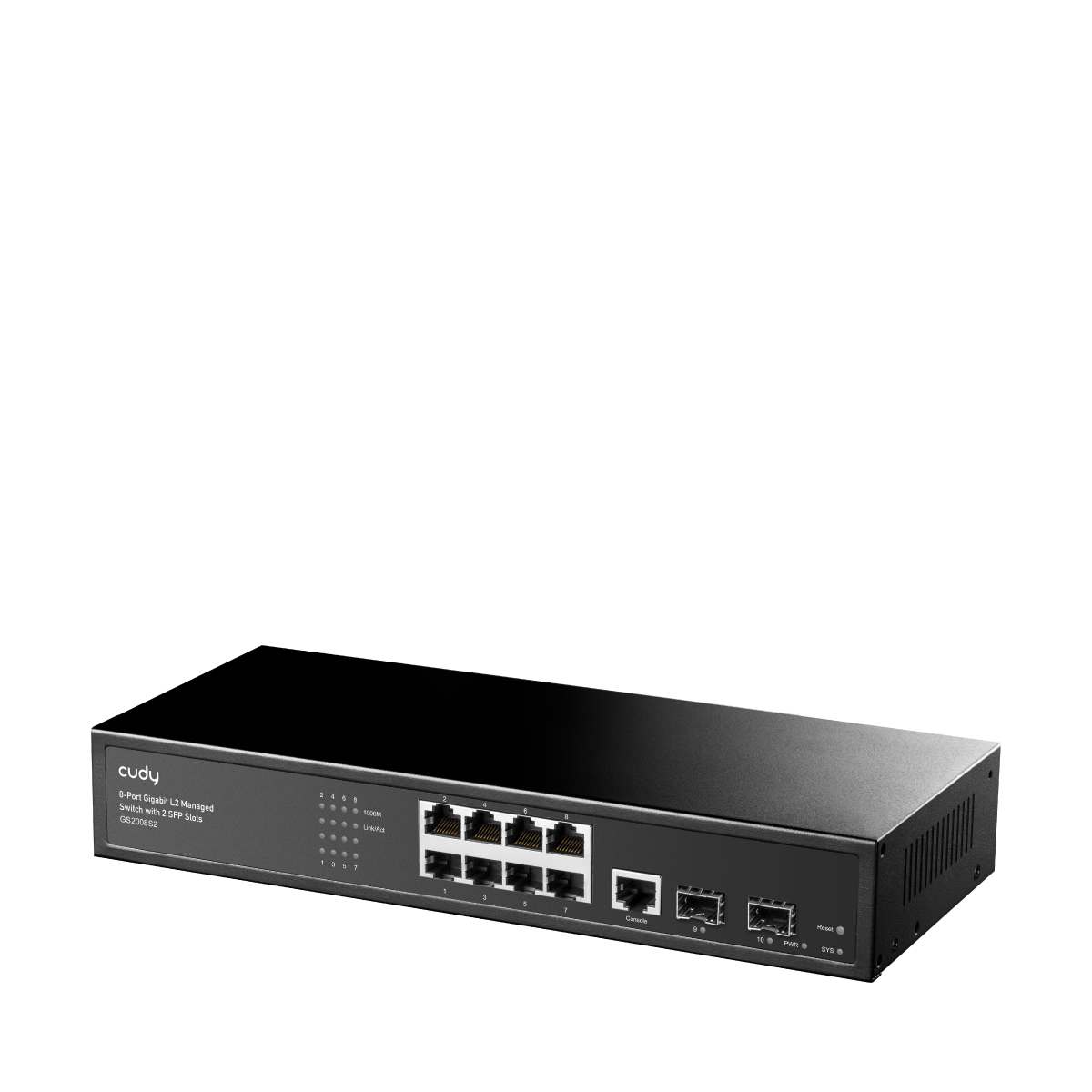 Cudy GS2008S2 — Managed Gigabit Switch 8 × RJ45 2 × SFP — 2