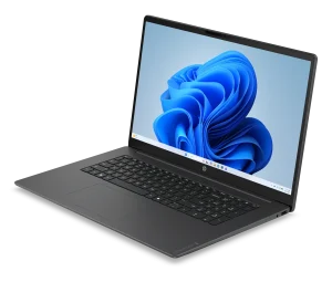 HP OmniBook 3 17 DR9V6EA Mica Silver front right