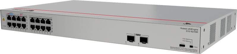 S110-16LP2SR 16-Port Gigabit PoE+ Network Switch — 2