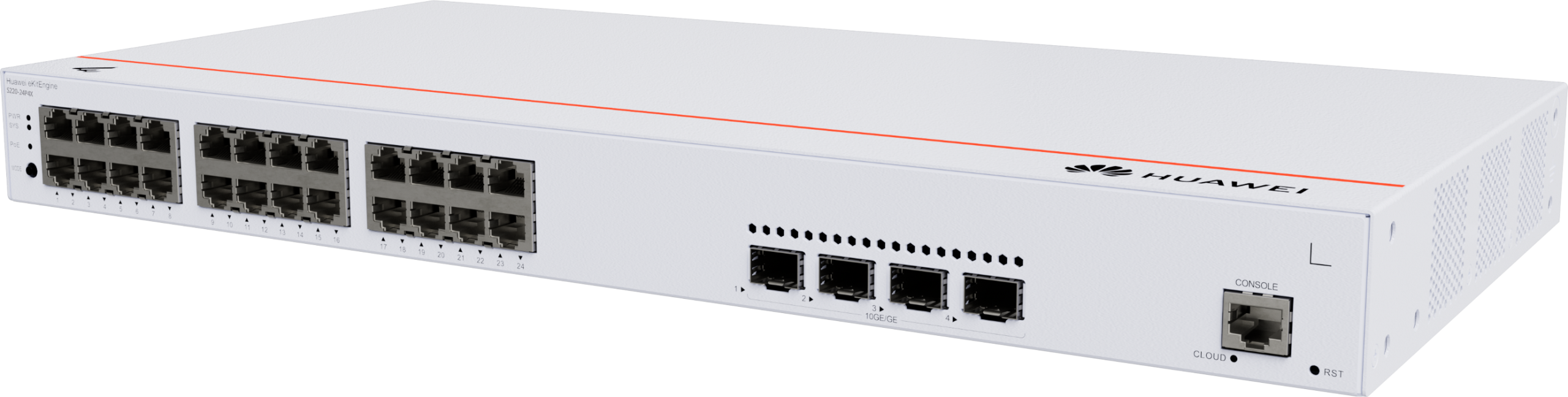 S220-24P4X 24-Port Gigabit PoE+ Network Switch — 4