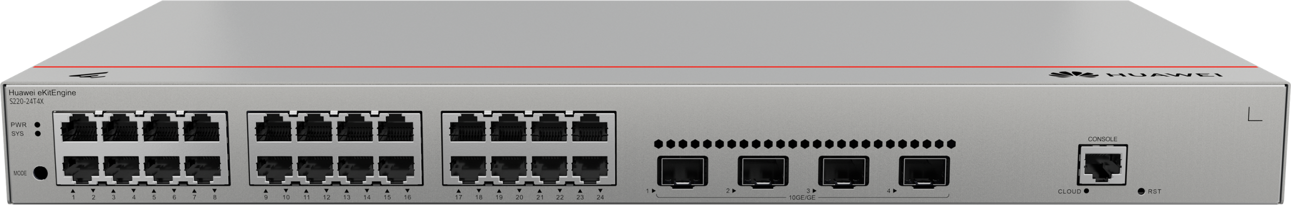 S220-24T4X 24-Port Gigabit Network Switch