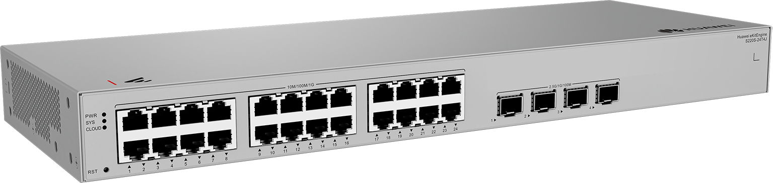 S220S-24T4J 24-Port Gigabit Network Switch — 3