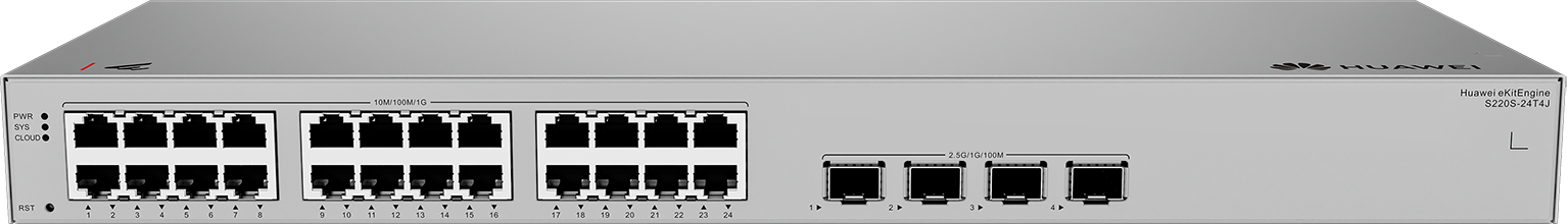 S220S-24T4J 24-Port Gigabit Network Switch