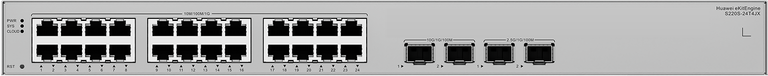 Huawei S220S-24T4JX — straight front