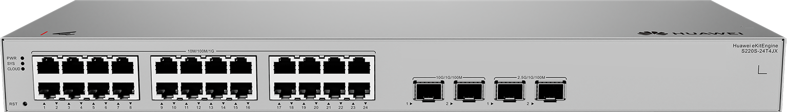 S220S-24T4JX 24-Port Gigabit Network Switch