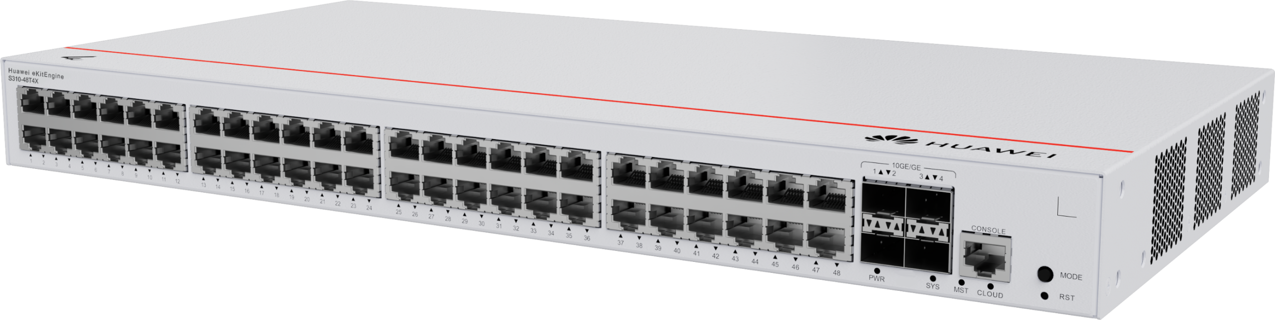 S310-48T4X 48-Port Gigabit Network Switch — 4