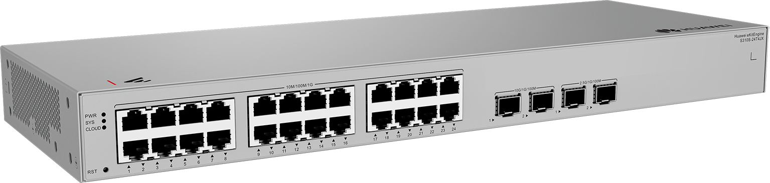 S310S-24T4JX 24-Port Gigabit Network Switch — 3