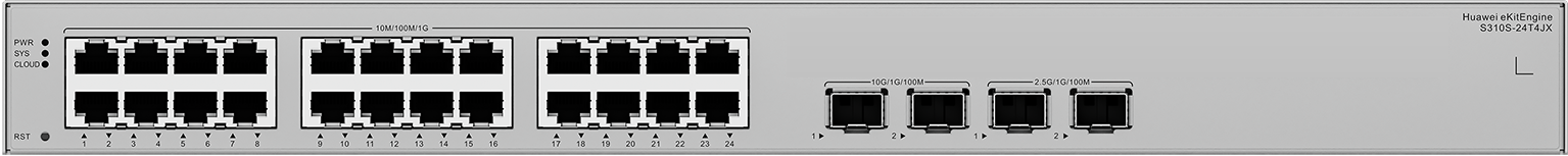 S310S-24T4JX 24-Port Gigabit Network Switch — 2