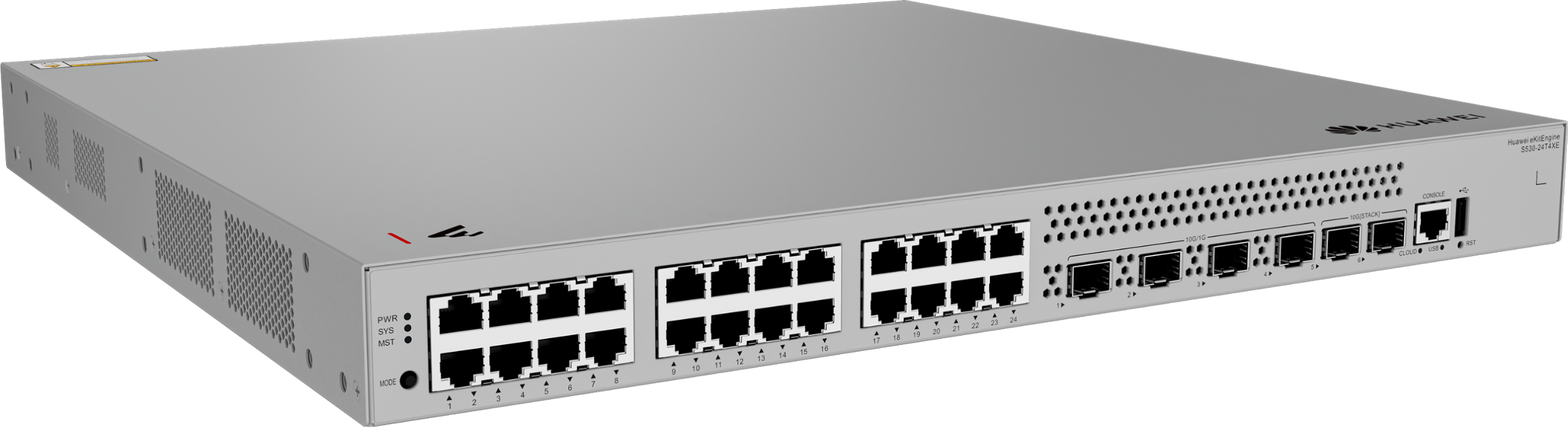 S530-24T4XE 24-Port Gigabit Network Switch — 2