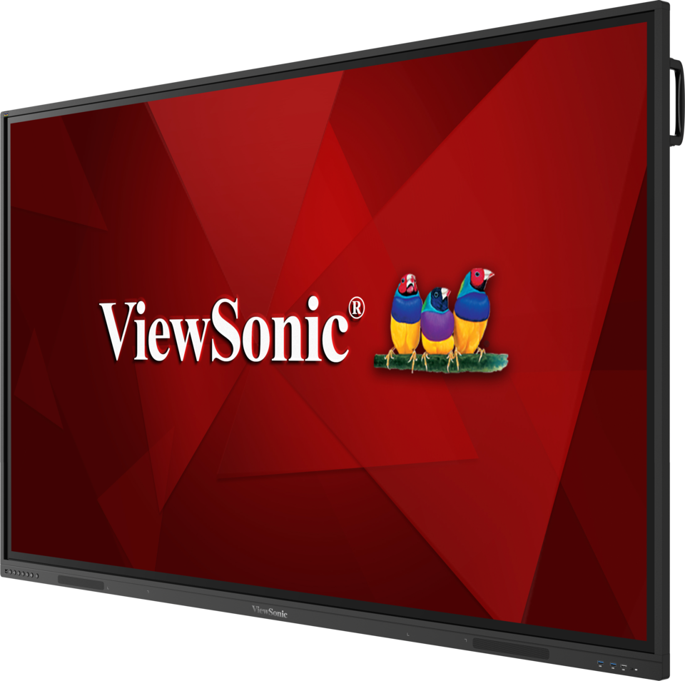 ViewSonic IFP86G1 86″ front left angle
