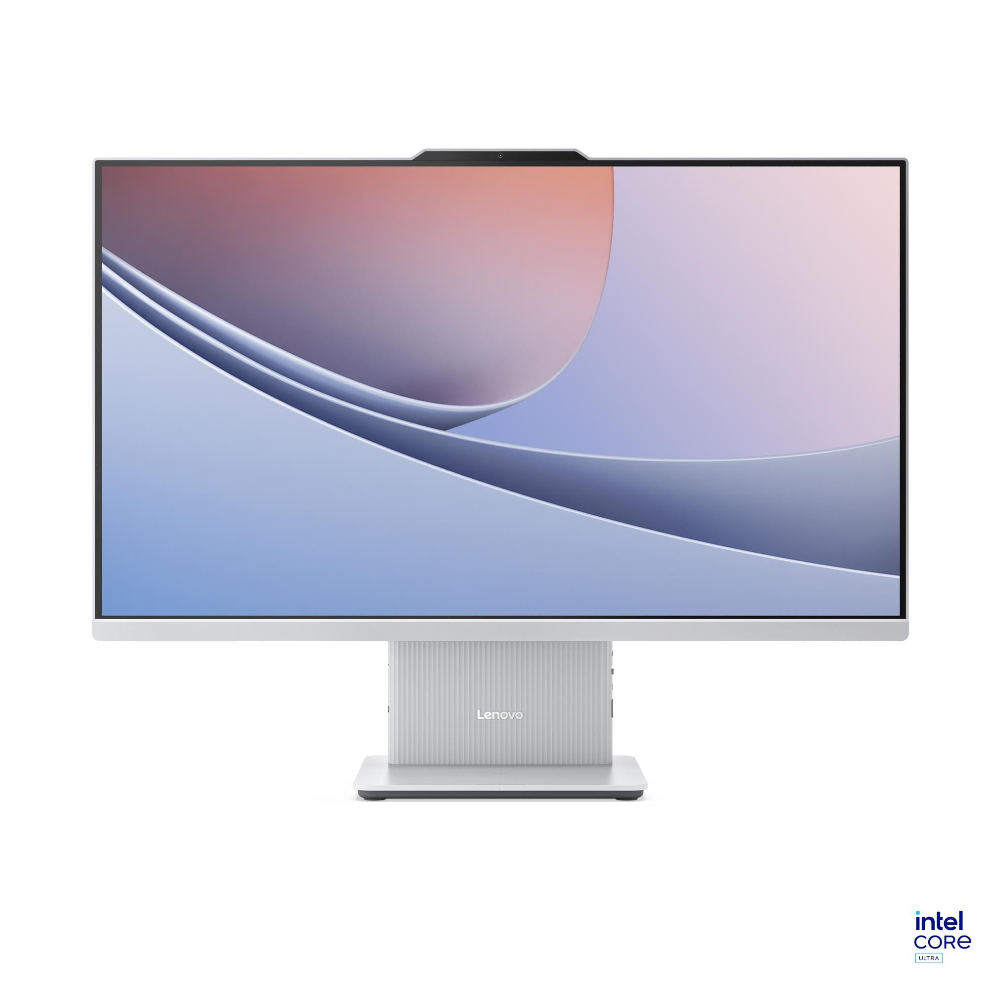 Lenovo IdeaCentre AIO 27ILL11 (F0JW004HRU) – Front view, Cloud Grey