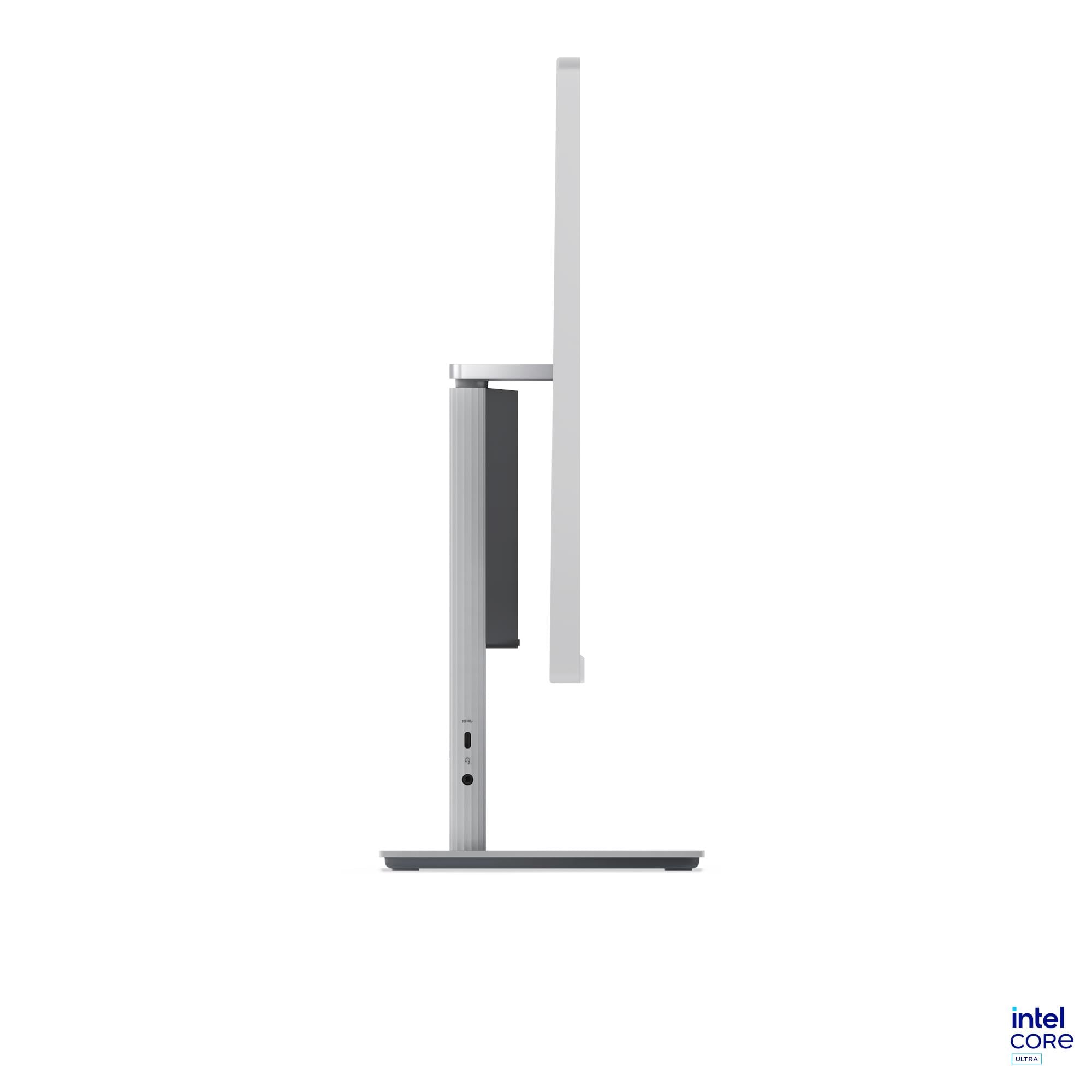 Lenovo IdeaCentre AIO 27ILL11 (F0JW004HRU) – Side profile, Cloud Grey
