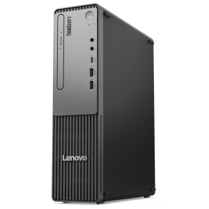 Lenovo ThinkCentre neo 30s Gen 5, front three-quarter view. Illustrative image; optical drive is not included in this configuration.