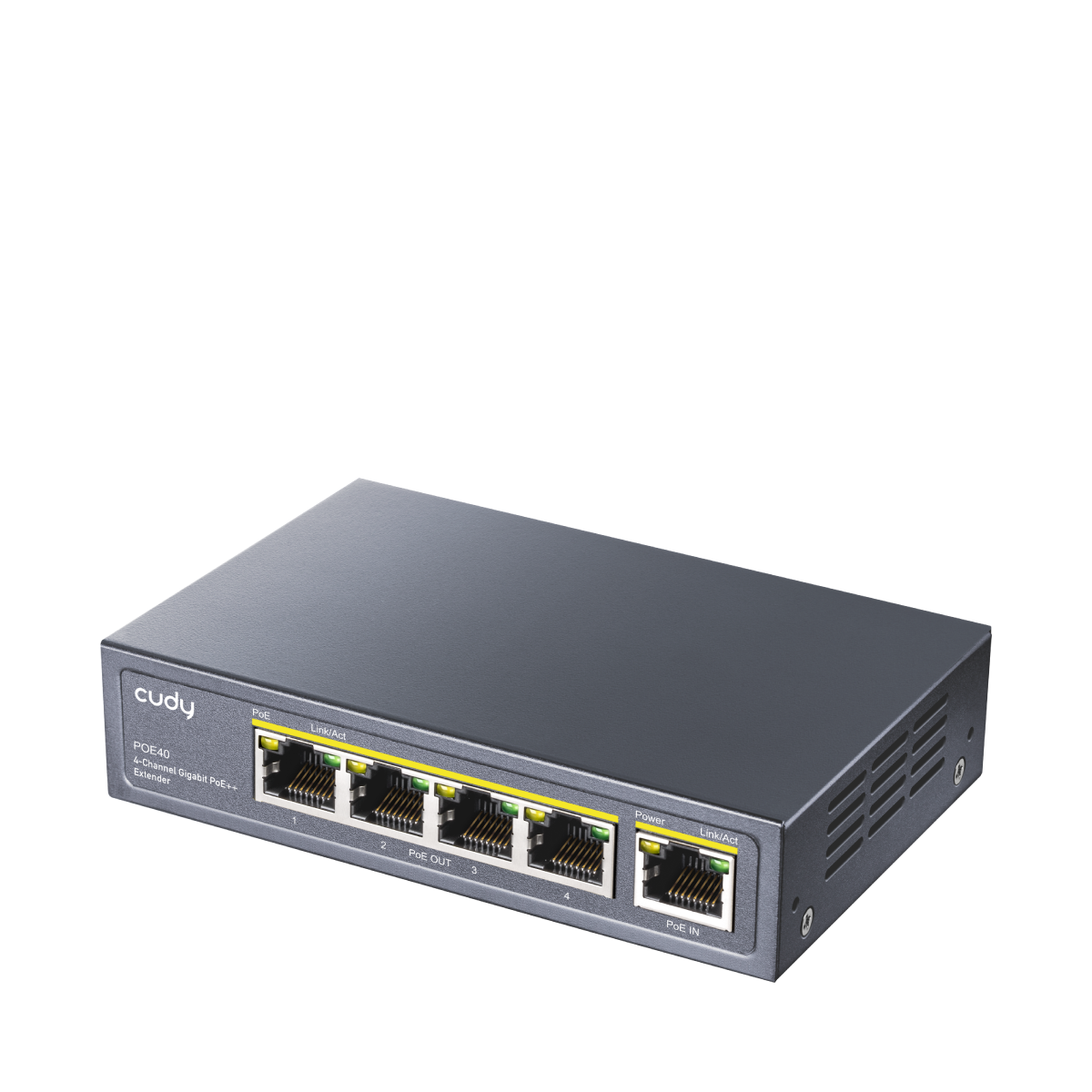 Cudy POE40 4-Channel Gigabit PoE Extender — 2