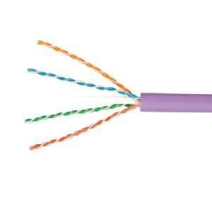 Siemon 9C6L4-E3-RXA մանուշակագույն Cat6 UTP մալուխի կառուցվածքը