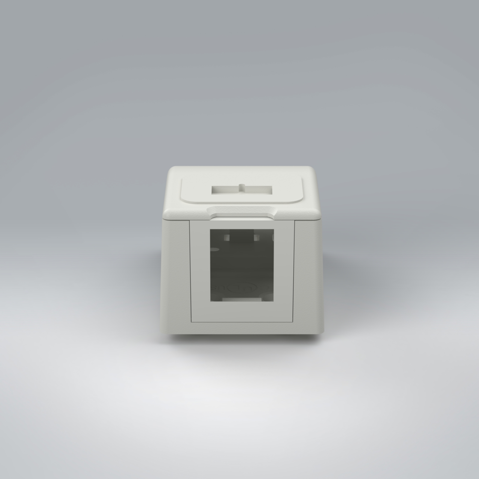 Siemon KSM1-02-NN Keystone Surface Mount Box 1 Opening