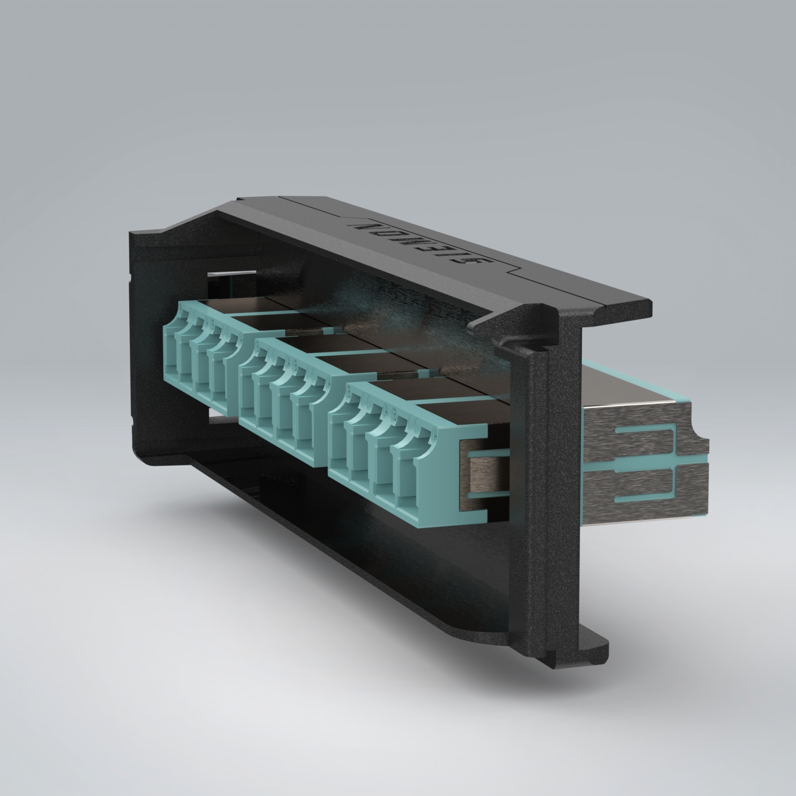 Siemon LVA12-LSQ-BC-A LightVerse LC Adapter Plate 12 Fibres — 3