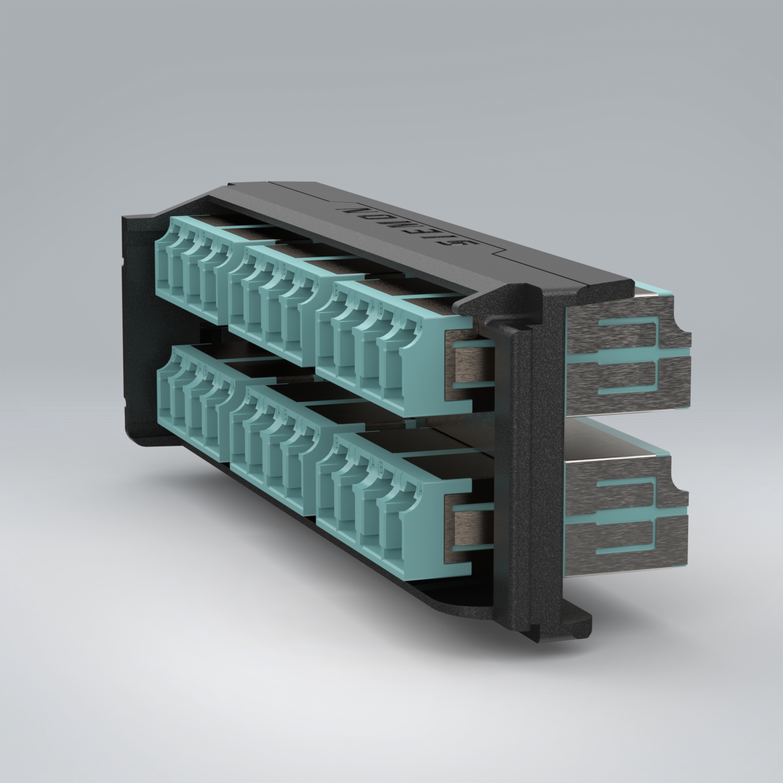 Siemon LVA24-LSQ-BC-A LightVerse LC Adapter Plate 24 Fibres — 3