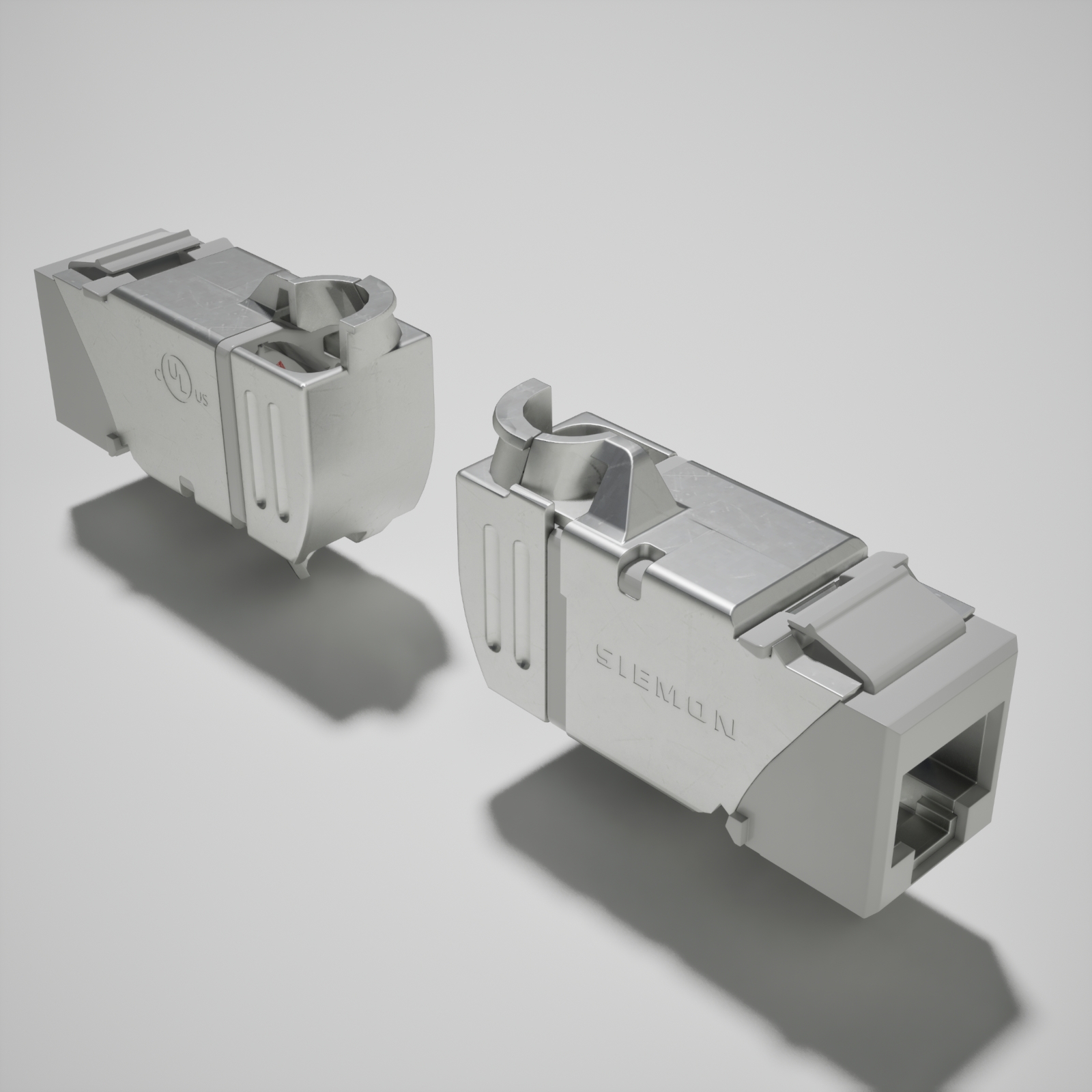 Siemon Z6A-45-SK02B Z-MAX 45 Cat6A Shielded Keystone Jack