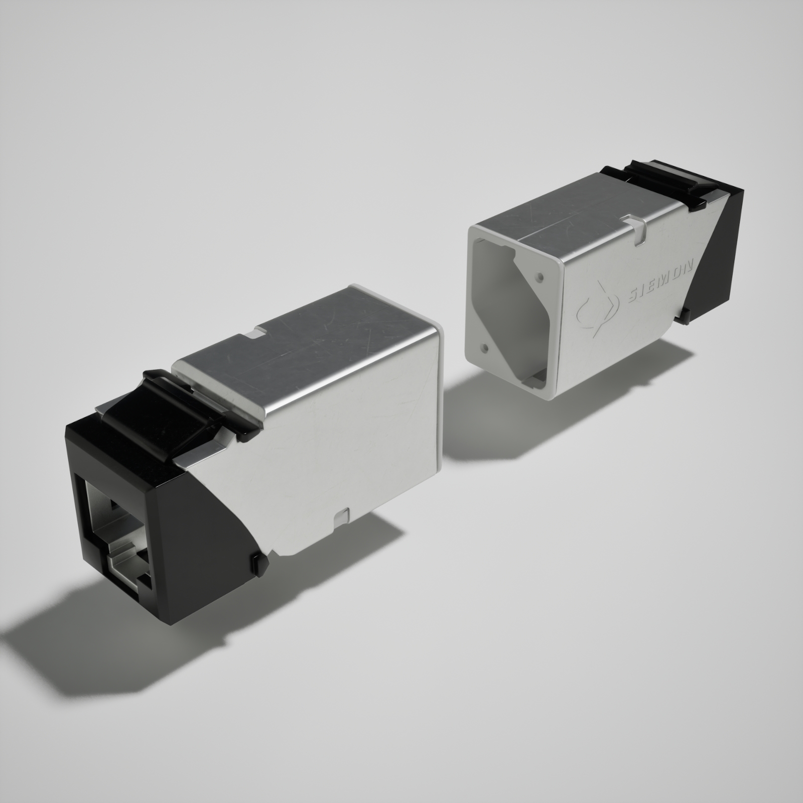 Siemon Z6A-SK01B Z-MAX Cat6A Shielded Keystone Jack — 2