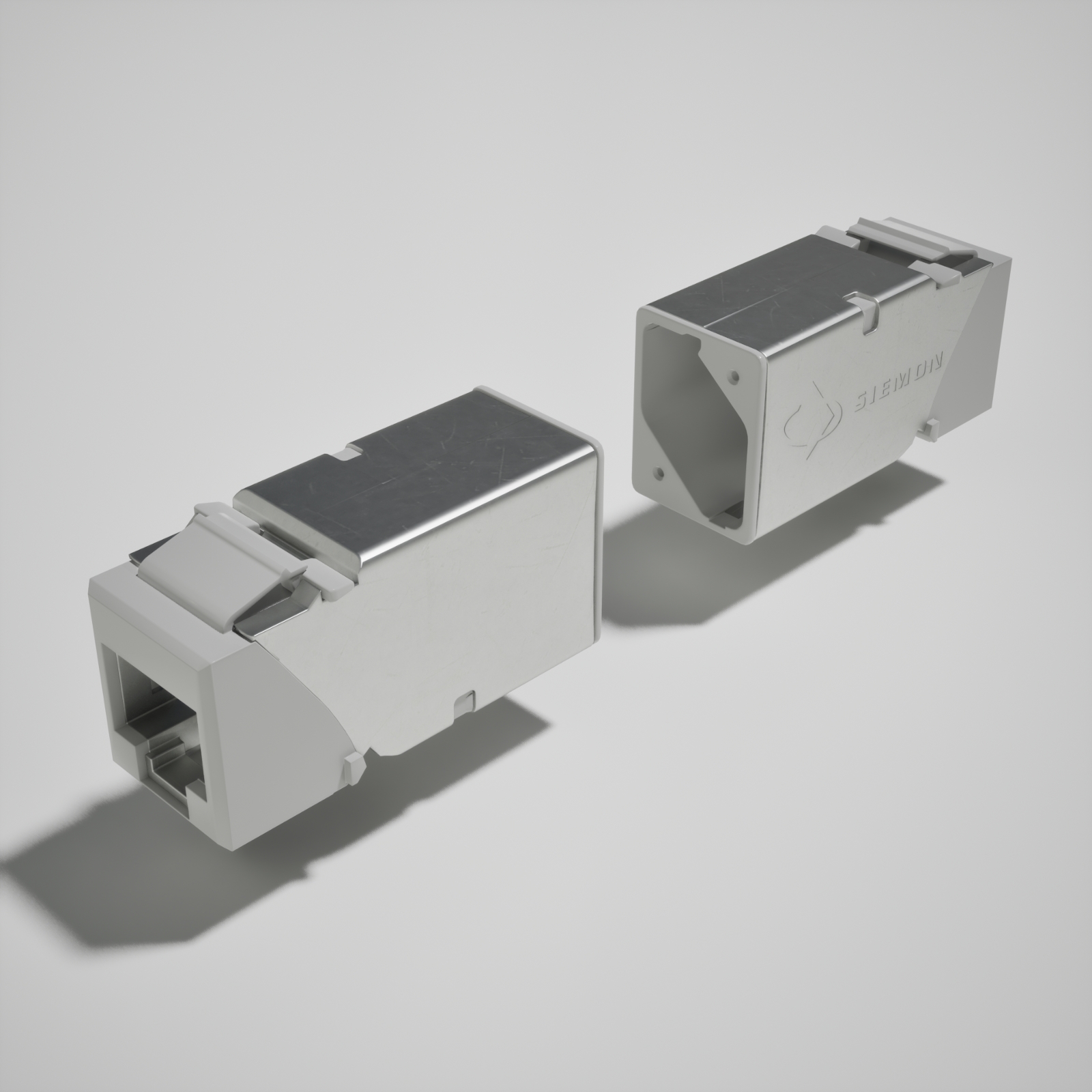 Siemon Z6A-SK02B Z-MAX Cat6A Shielded Keystone Jack — 2