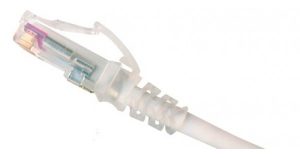 Սպիտակ Siemon MC6 28 AWG UTP շարքի միակցիչի ընդհանուր տեսքը